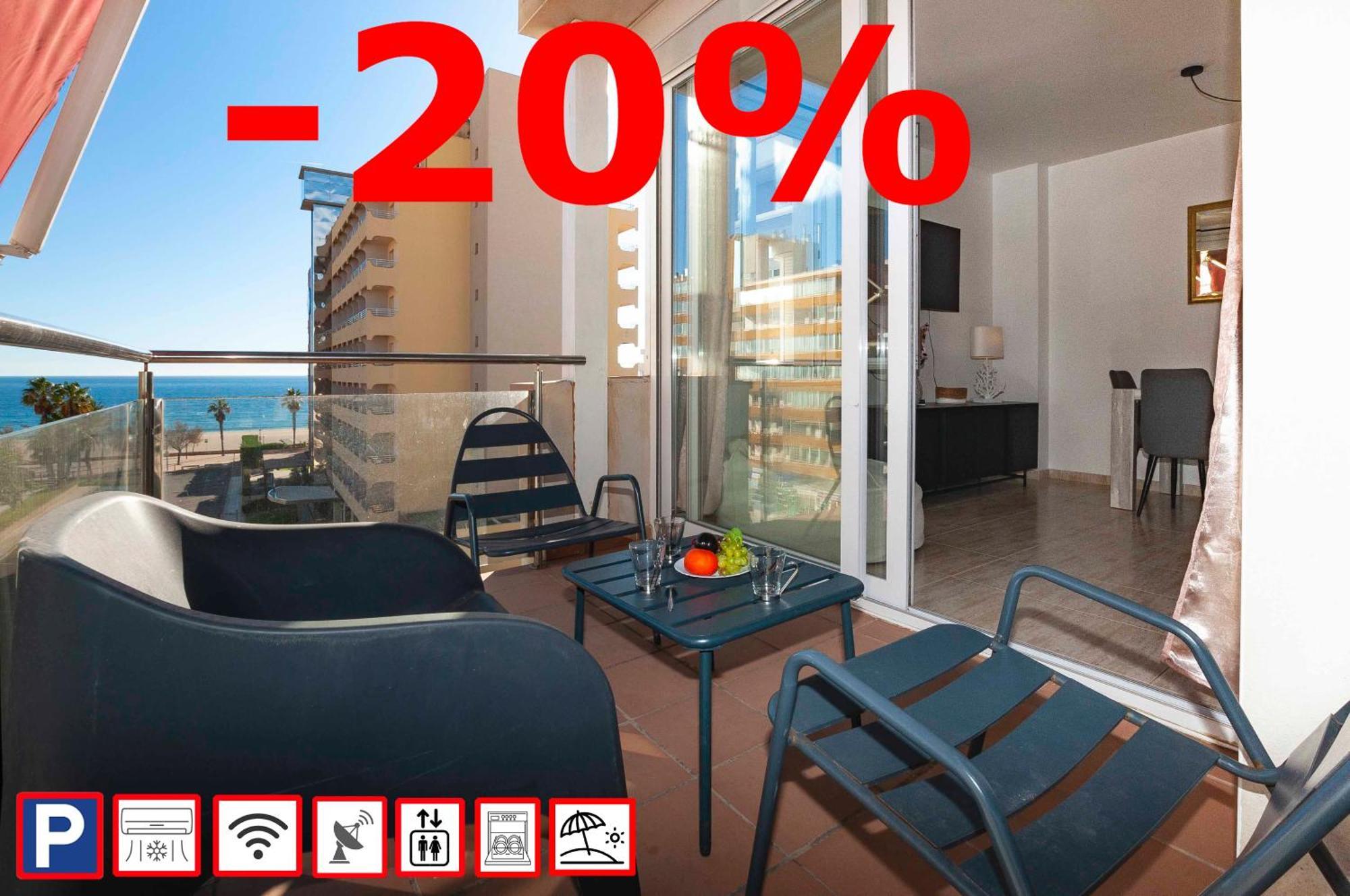 1236 Carla Mar 50m Playa - Apivend Immo * Roses
